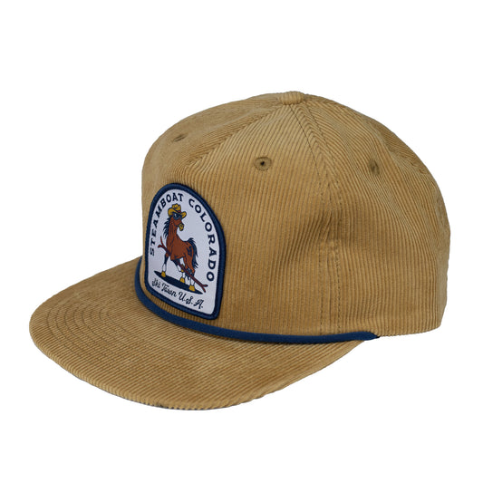 Horse Skier Corduroy Hat