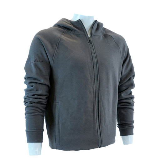 Official Steamboat Premium Full Zip Heavy Weight Hooded Sweatshirt in Carbon
