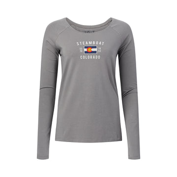 Women's Colorado Flag LS Tee