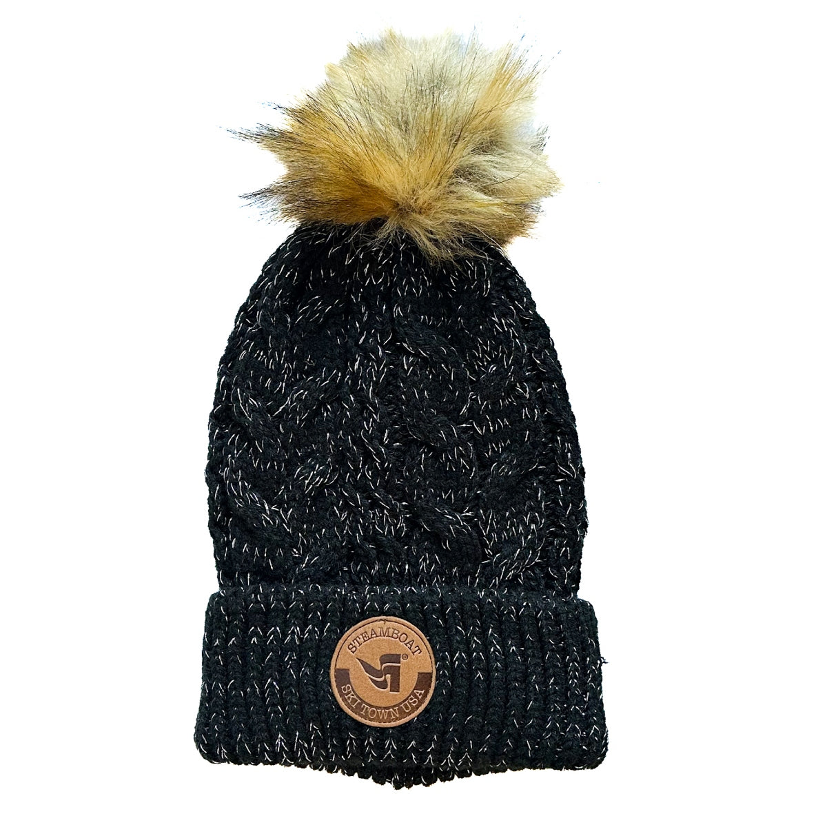 Frosted Slife Pom Pom Beanie