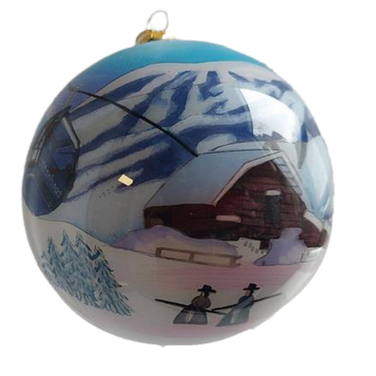 Hand Painted Scenic Ornament