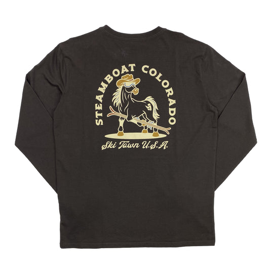 Horse Skier LS Tee