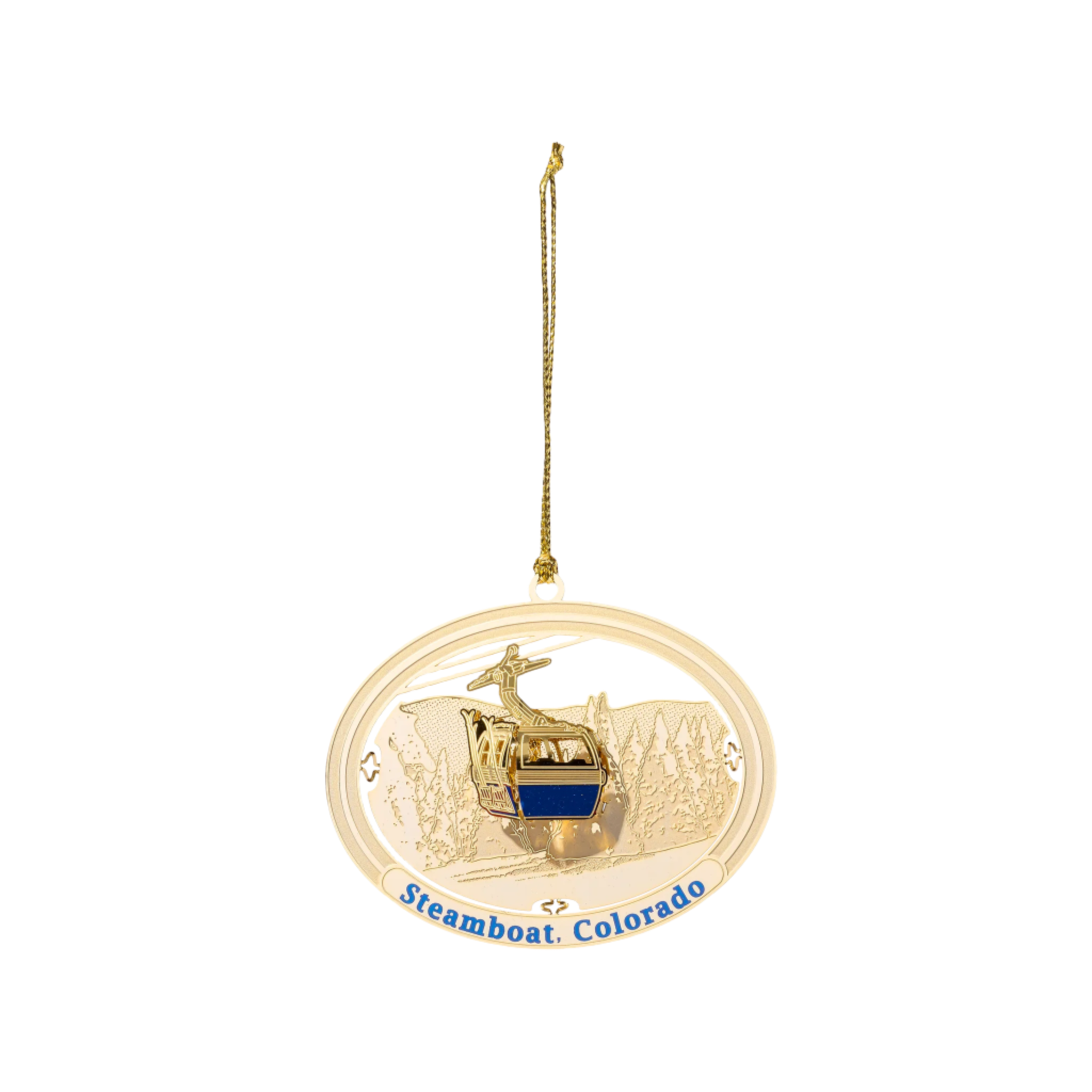 Oval Gondola Ornament
