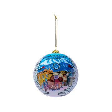 Hand Painted Scenic Ornament