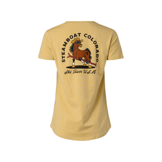 Women's Skier Horse SS Tee