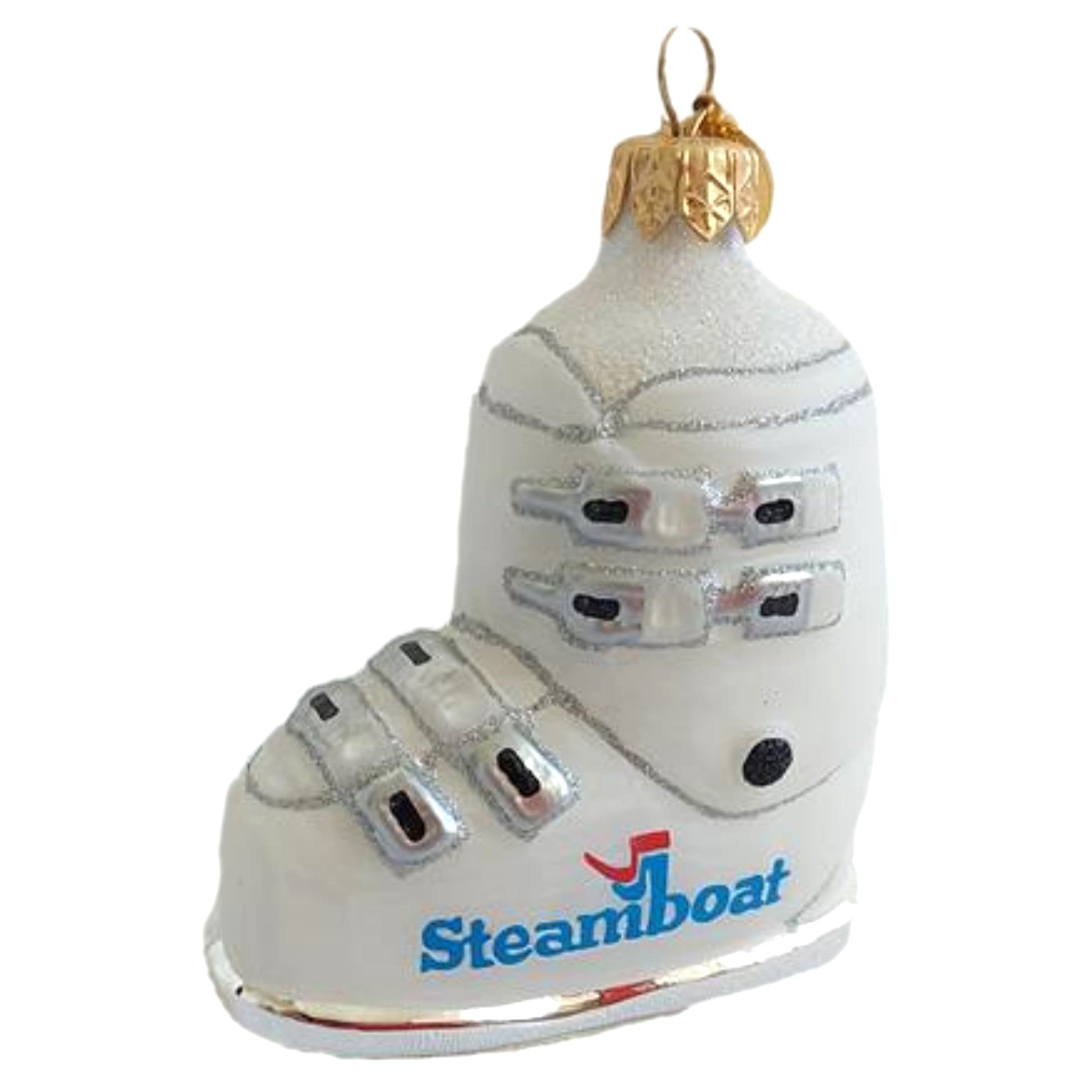 Hand Painted Ski Boot Ornament