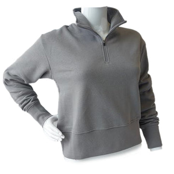 Women's Cropped 1/4 Zip Sweatshirt