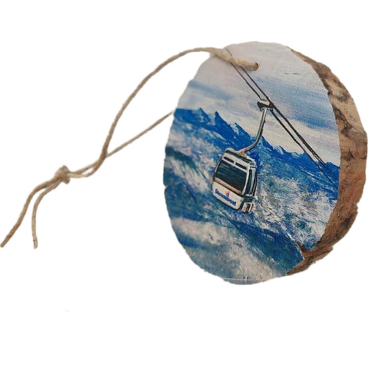 Steamboat Gondola Round Ornament