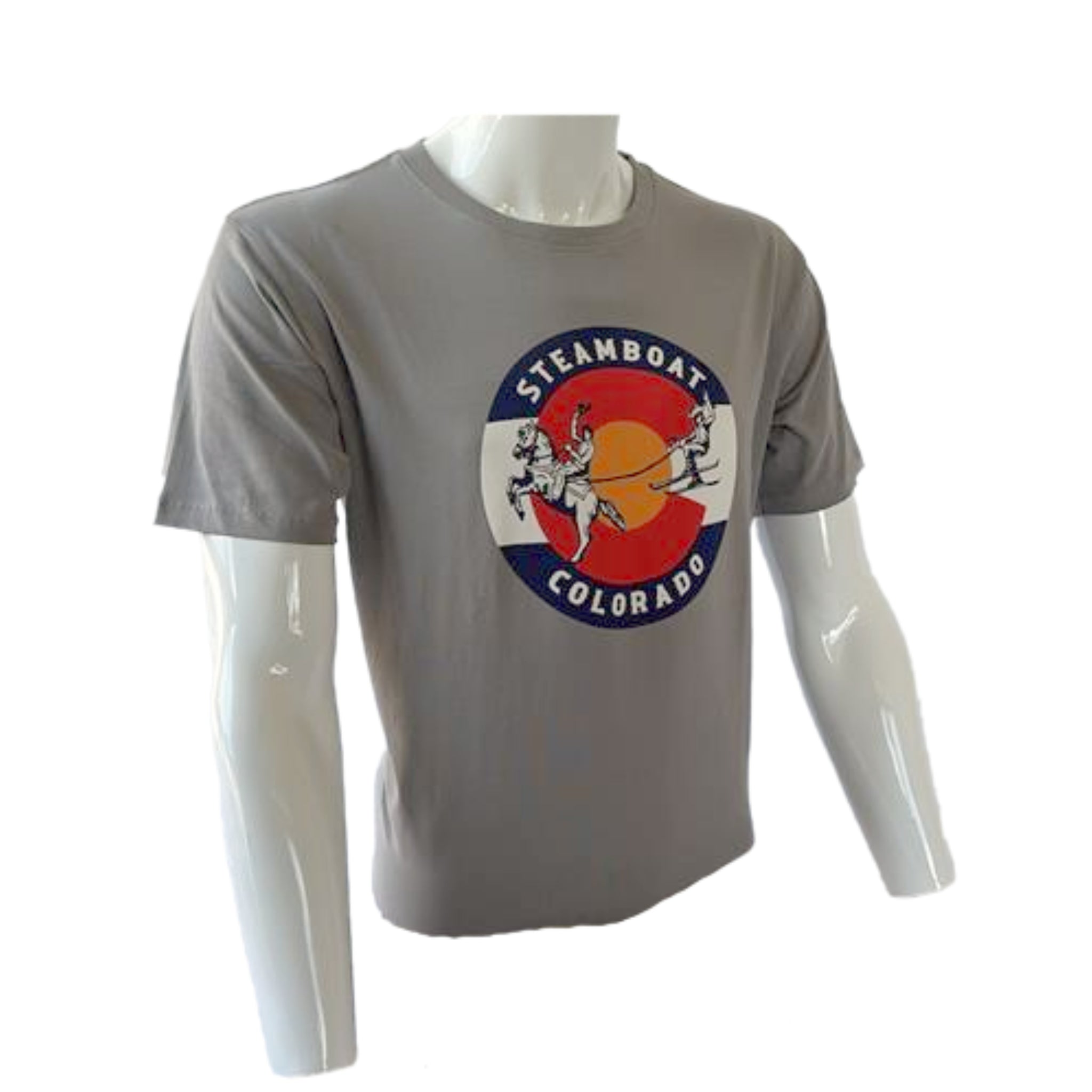 Colorado Flag/ Cowboy Pull SS Tee