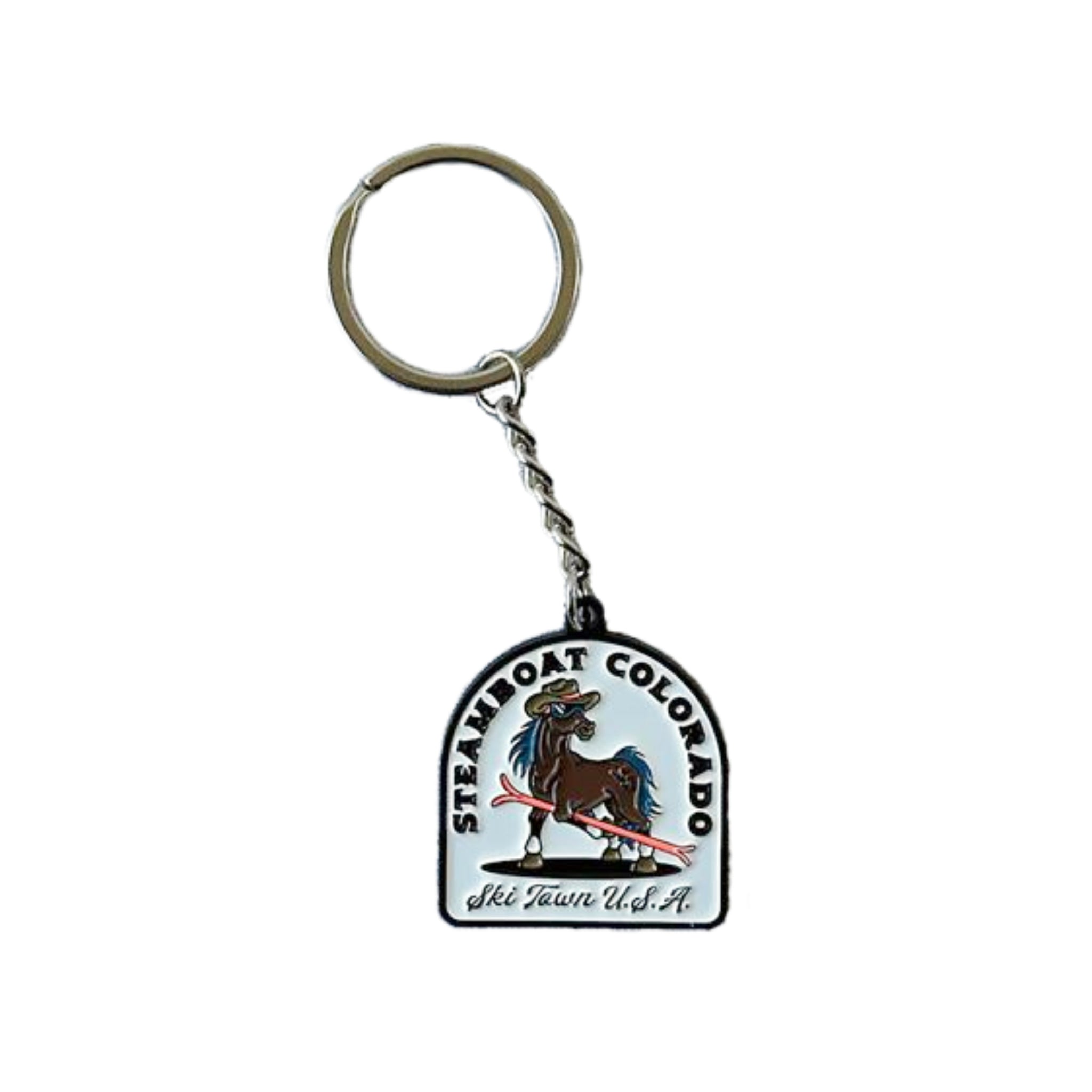 Ski Horse Keychain