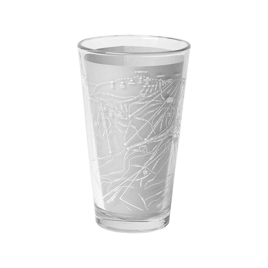 Trail Map Pint Glass