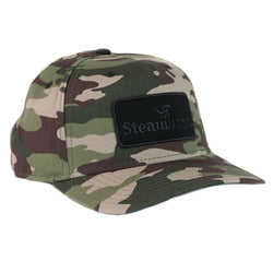 Adult Official Steamboat 5 Panel Structured Cap in Camo