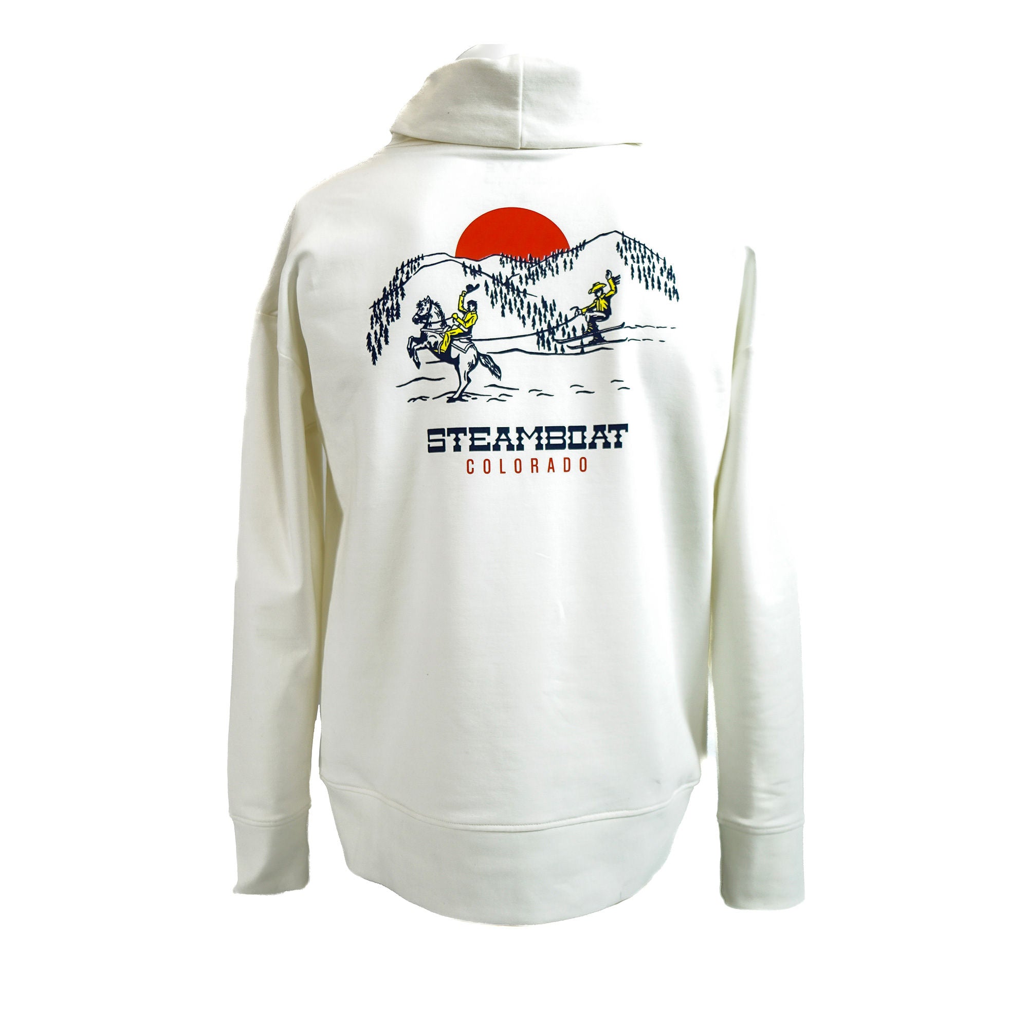 Women's Cowboy Pull Cowl Neck Sweatshirt
