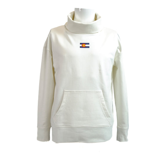 Women's Cowboy Pull Cowl Neck Sweatshirt