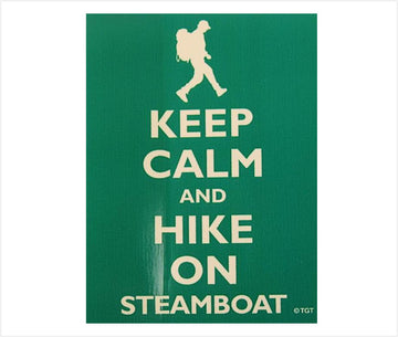 Steamboat Hiker Sticker